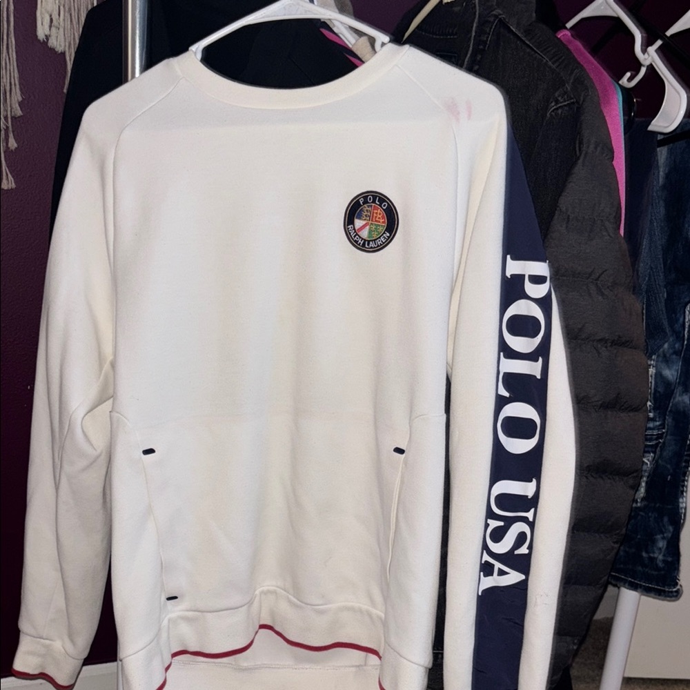 White and Black Men's Sweater